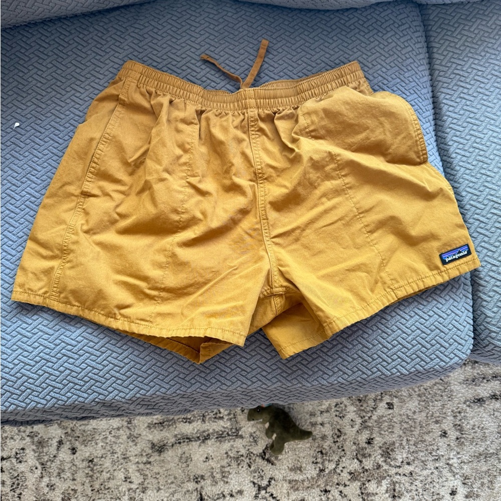 Patagonia Women's High Waist Mustard Shorts